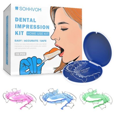 Hawley Retainer Custom Retainers for Upper & Lower Teeth (Clear)