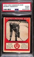1933 V252 Canadian Gum #39 Murray Murdoch RC PSA 2 MC GOOD C102673