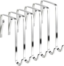 10Pcs Over The Door Hooks, Metal Door Hanger Z Hooks, Sturdy Over Door Hooks for