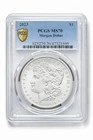 2023 $1 Morgan Silver Dollar PCGS MS70 Gold Shield