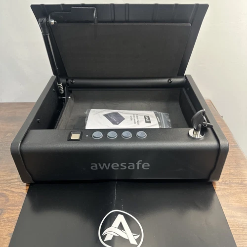 awesafe Gun Safe, Updated Biometric Gun Safe for Pistols, Quick Access