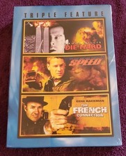 Triple Feature Die Hard Speed The French Connection 3 Disc Set DVD 2006 Sealed