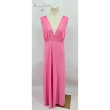 Vintage Fairycore Vanity Fair Pink Nylon Nightgown   Size 40   1970s Lingerie