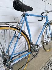 Vélo Motobecane CT3 Vintage 1985 – Bleu, Cadre Acier 57cm, 10 Vitesses, Garde-boue