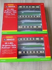 Hornby Arnold N Gauge SR 5 Bel 1934 Brighton Belle 5 Car. Sets HN3000 & HN3500 