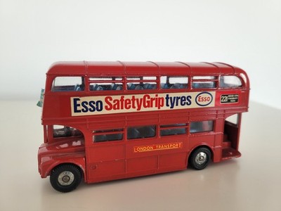 DINKY TOYS 289, ROUTEMASTER BUS, ESSO,  ORIGINAL, 1970er Jahre