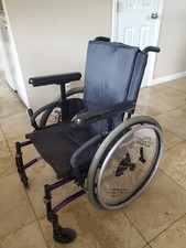 Quickie 2 Folding Lightweight Manual Wheelchair Purple. 17x17
