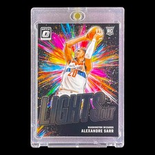 ALEX SARR ROOKIE BLACK COLOR BLAST OPTIC RC Insert Base Panini - WIZARDS