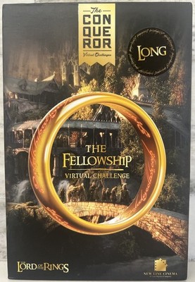 Lord Of The Rings Conqueror The Fellowship Virtual Challenge Medal LONG Open Box