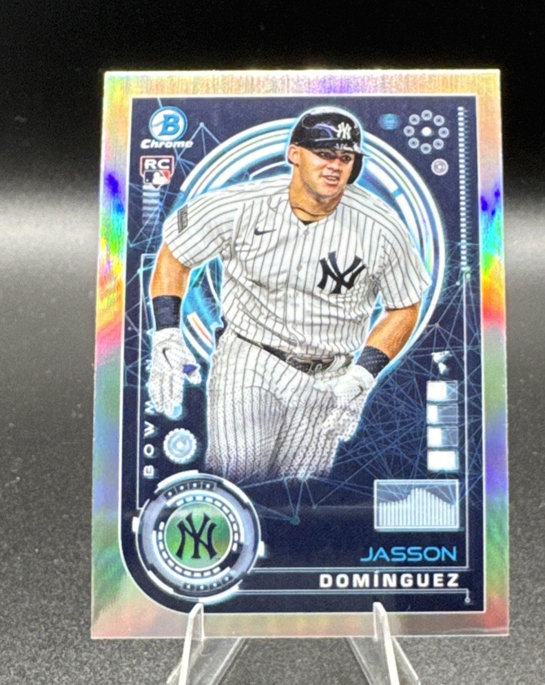 2024 Bowman Chrome JASSON DOMINGUEZ rookie AI insert RC bai-8 yankees