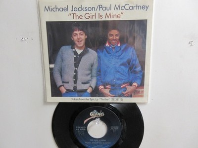  ' MICHAEL JACKSON / PAUL McCARTNEY ' HIT  45+PS [THE GIRL IS MINE]   1980 !  