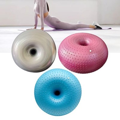 Donut Ball Gymnastikball Aufblasbarer dicker PVC-Fitnessball Stabilitätsball