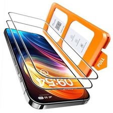 for Screen Protector, Full Coverage 9H Hardness Easy iPhone 16 Clear