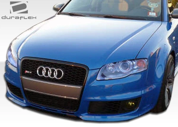 For 2006-2008 A4 S4 B7 Duraflex RS4 Wide Body Front Bumper Cover - 1 Piece Foto 4 de 4