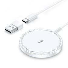 Magnetic Wireless Magsafe Charger iPhone: Charging Pad for iPhone 7mm, White