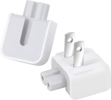 2-Pack US Duckhead Wall Plug Replacement for Apple MacBook Charger   Foldable AC