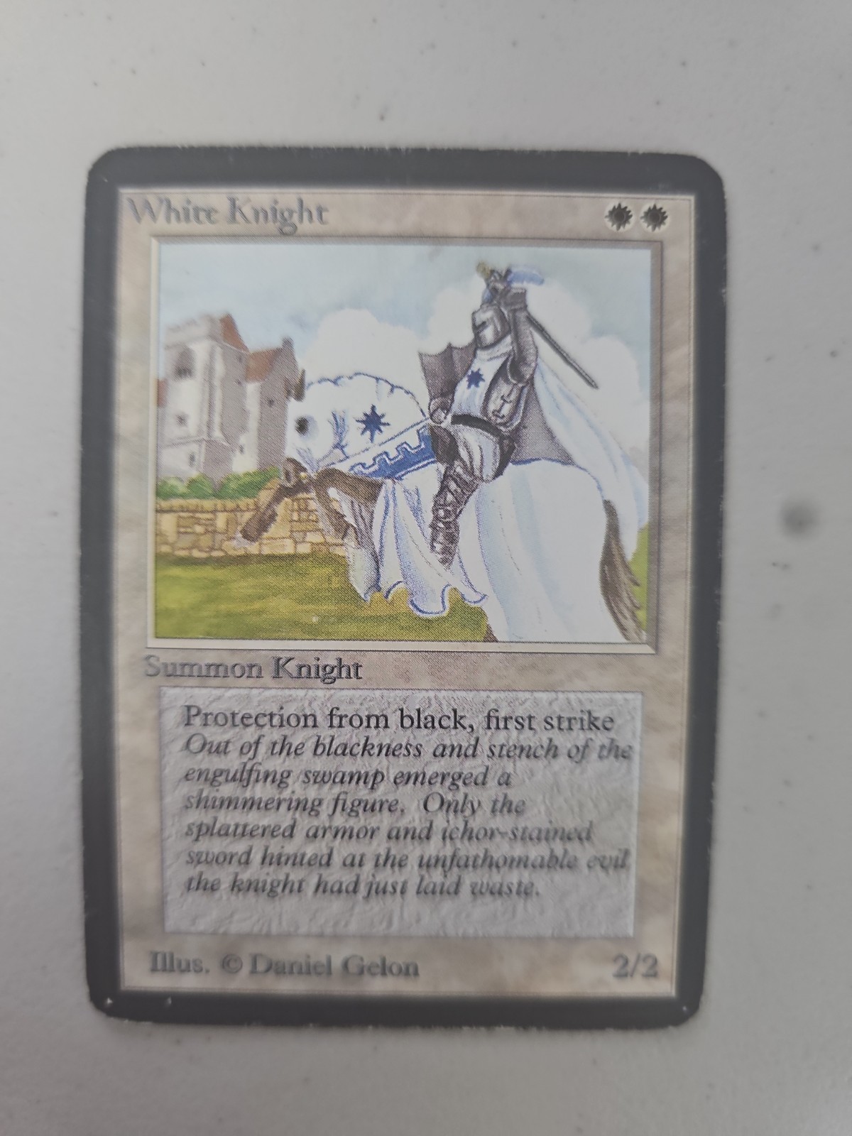 White Knight 1993 Alpha Edition Base Price Guide - Sports Card