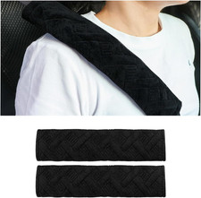 Universal 2-Pack Car Seat Belt Covers - Soft Shoulder Strap Pads for Comfortable