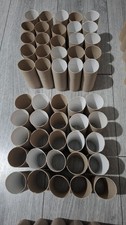 50 Empty Clean Cardboard Toilet Roll Tubes for Arts & Crafts, Gardening etc 