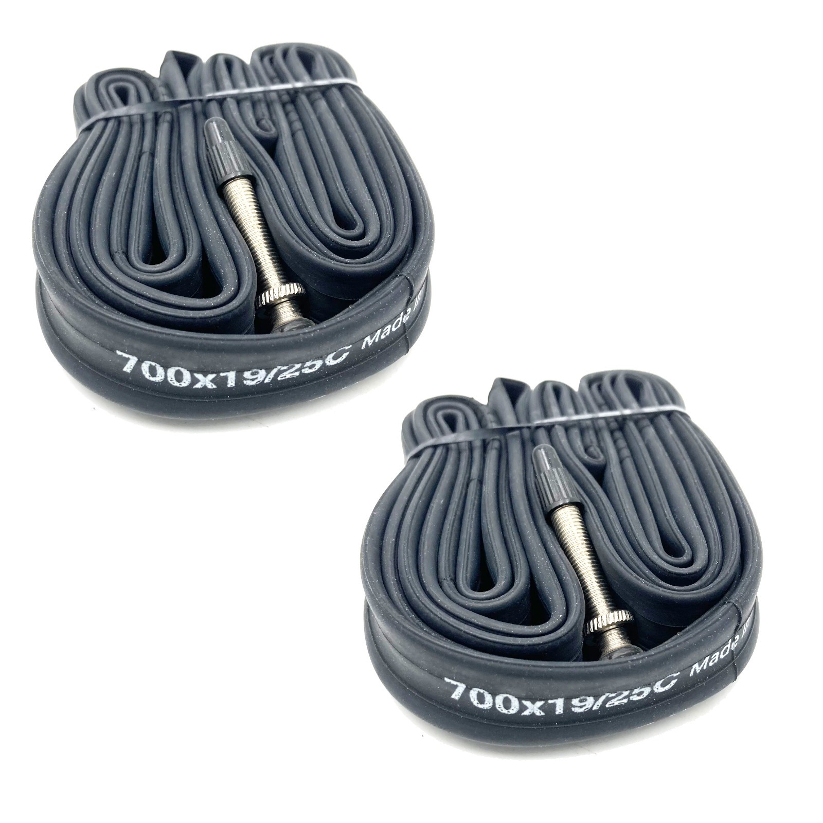 Nutrak Butyl 700c Presta Valve Bike Inner Tube 700x19-25c Pack of 2