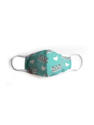Book Nerd Face Mask Sm NEW
