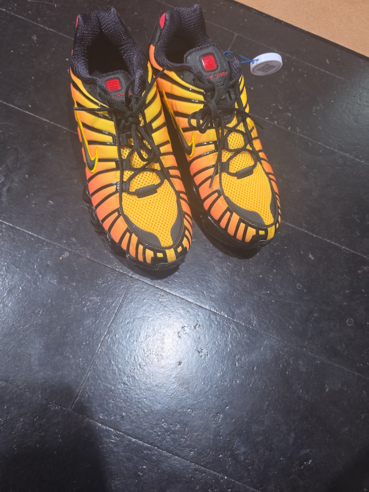Size 8 Mens - BNIB  Nike Shox TL Sunrise Orange Yellow Gradient Shoes image 5