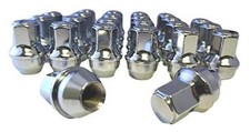 Set of 24 Eisen 14x1.5mm One-Piece Chrome OEM Factory Style Large Lug Nuts for