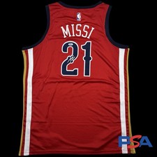 Yves Missi Signed Autographed New Orleans Pelicans Jersey PSA/DNA Authentic