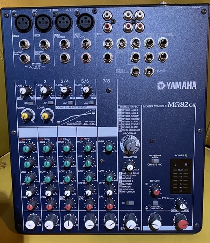 YAMAHA Mixer MG82CX 8-channel mixer, Built-in SPX VG