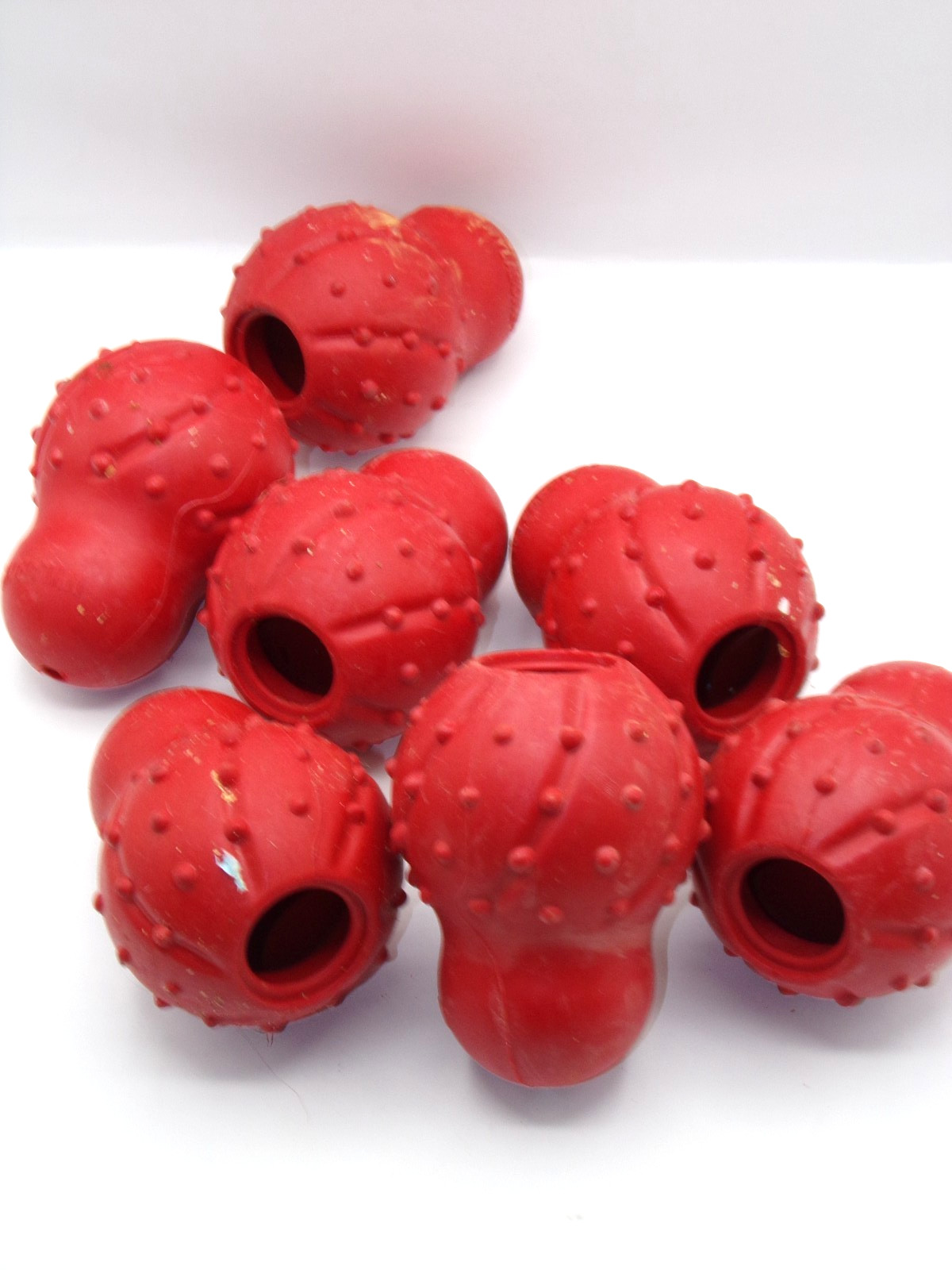 x7 Nylabone Giant Strong Fill Chill Fun Rubber Bone Bacon Dogs up to 50 lbs