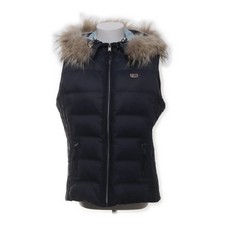 Napapijri, Daunenweste, Damen, Größe: XL, Blau, Daune/Feder/Pelz/Polyamid #6Cd