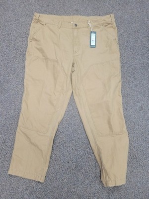 New Alpine Design Mens 42x30 M AD Utility Pants Brown Khaki Pocket Cotton