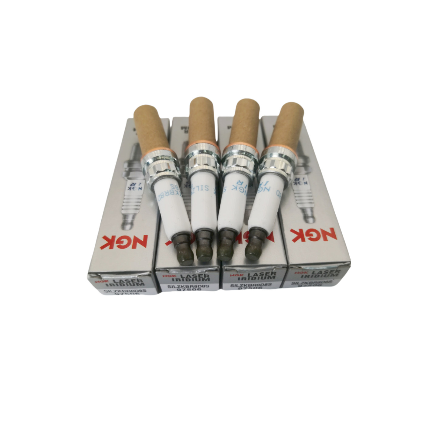 4PCS NEW Laser Iridium Spark Plugs For NGK BMW 12120039664 97506 SILZKBR8D8S