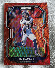 Panini Prizm 2020 KJ Hamler Rookie Card #315 Red Wave # / 149 ? SP Holo ? ?. rookie card picture