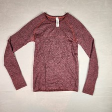 Ivivva by Lululemon Girls Swiftly Fly Tech Seamless Long Sleeve Shirt Size 12