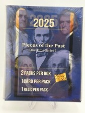 2025  PIECES OF THE PAST ONE TIME EDITION SERIES 1 FACTORY SEALED HOBBY BOX M1