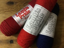 Brown Sheep Lambs Pride Yarn 85 wool 15 Mohair Worsted 4 oz. skein each