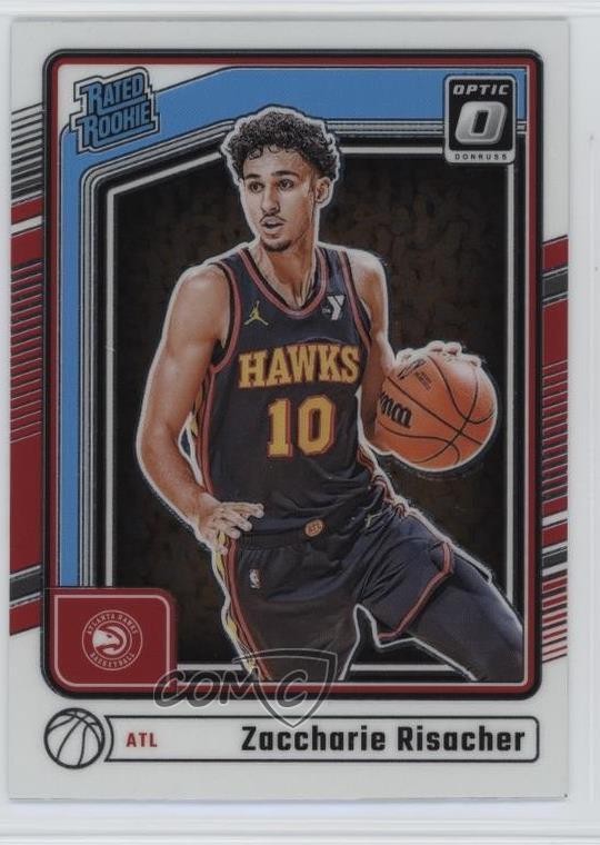 2024-25 Panini Donruss Optic Rated Rookie Zaccharie Risacher #268 0z9a