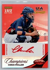 2013 USA Baseball Champions National Team Certified Signatures Red Ink #49 5/25