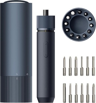 HOTO 3.6V Electric Screwdriver Set   Cordless USB-C, 3 Torque, 12 Bits, LED