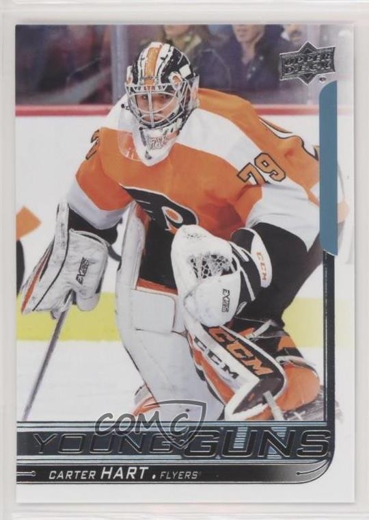 2018-19 Upper Deck Young Guns Carter Hart #491 0tl