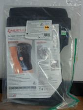 NEW Mueller 53013 b PRO LEVEL HINGED KNEE BRACE DELUXE LG 16-18" TRIAXIAL HINGES