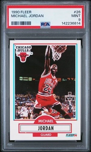 1990-91 Fleer - Michael Jordan #26 PSA 9 Mint