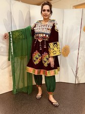 afghan dress for women
