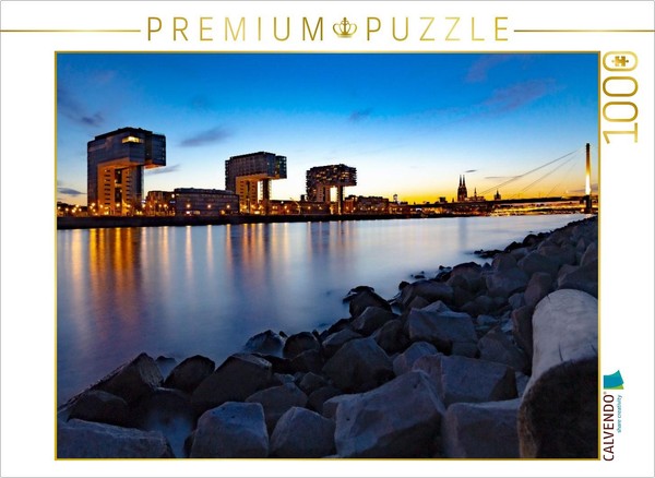 Puzzle Calvendo Les KranhäUser à Cologne Sur Le Rhin | 1000 PièCes, Format Assem-image