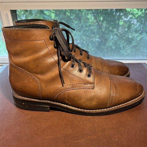 Thursday Boot Co Captain Men’s Size 12.5 Brandy Brown Leather Boots 90252 BRDY - Picture 8 of 12