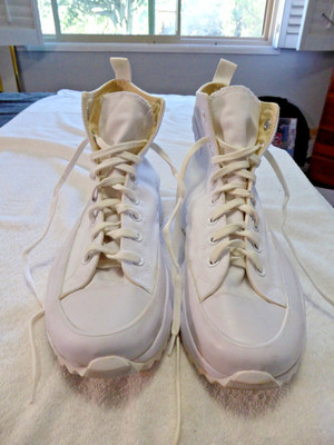 Converse Run Star Hike High Top Triple White 170777C Men s Size 11/ Women s 12.5