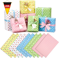 woric 10 BöGen 50X70Cm Geschenkpapier MäDchen, Geschenkpapier Geburtstag | Gesch