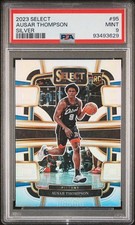 2023-24 Panini Select - Concourse Ausar Thompson #95 Silver Prizm (RC) PSA 9