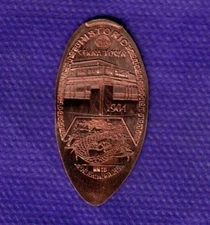 HAWAII HISTORIC CHINATOWN DRAGON Oahu Market Elongated Pressed Copper Penny